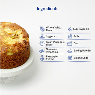 Blooming Pineapple Pistachio Cake