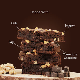 Gluten Free Double Chocochunk Walnut Brownie