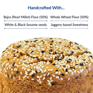 Sesame Bajra (Pearl millet) Cake