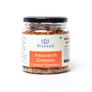 Coconut Cranberry Amaranth Granola