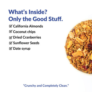Coconut Cranberry Amaranth Granola