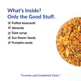 Roasted Almond Amaranth Granola