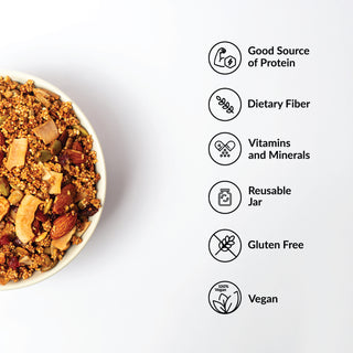 Coconut Cranberry Amaranth Granola