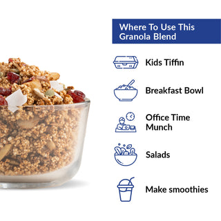 Coconut Cranberry Amaranth Granola
