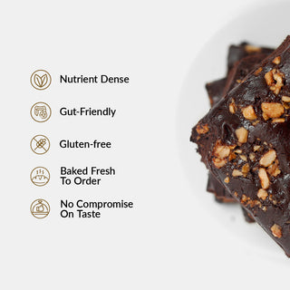 Hazelnut Praline Brownie