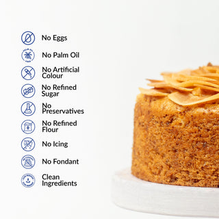 Roasted coconut cake