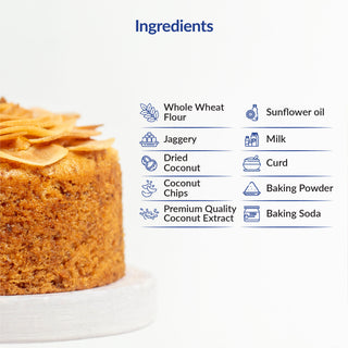 Roasted coconut cake