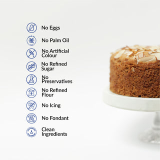 Vrat friendly Roasted Almond cake